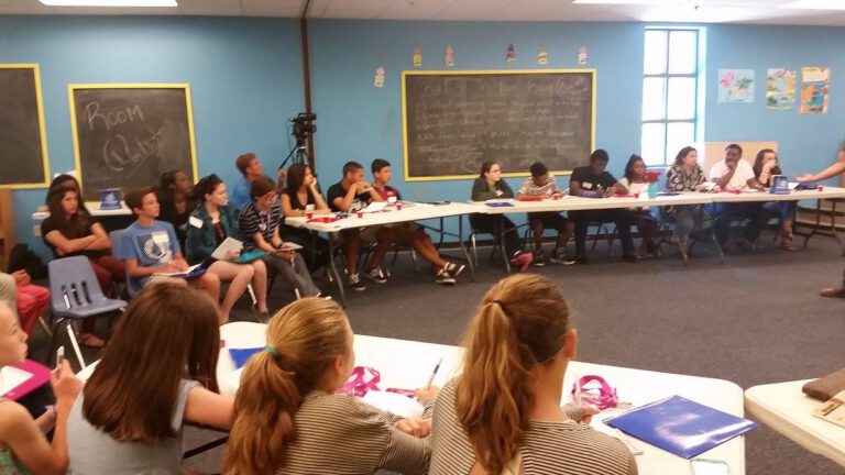 Students at a YOUth LEADership conference session