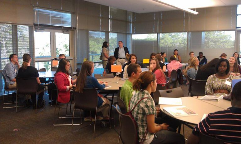 Students at a YOUth LEADership event